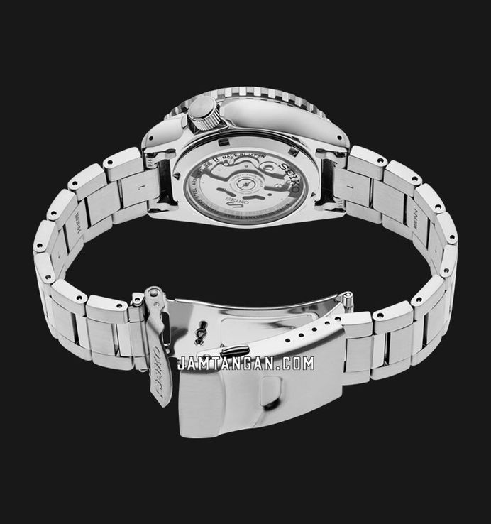 Seiko 5 Sports SRPK97K1 SKX SNZH5 Bluetone Redux Men Stainless Steel Strap