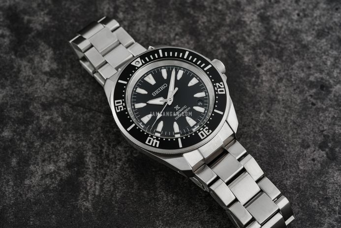 Seiko Prospex SRPL13K1 Diver Samurai Shog-Urai Black Dial Stainless Steel Strap