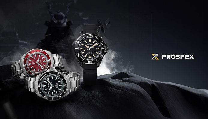 Seiko Prospex SRPL13K1 Diver Samurai Shog-Urai Black Dial Stainless Steel Strap