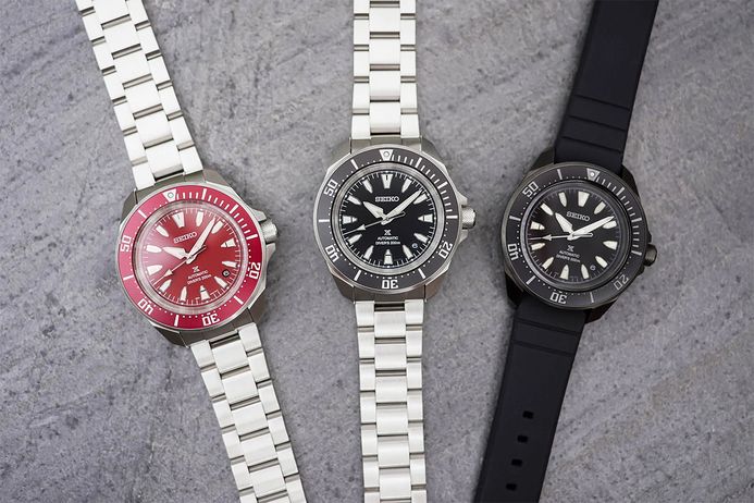 Seiko Prospex SRPL13K1 Diver Samurai Shog-Urai Black Dial Stainless Steel Strap