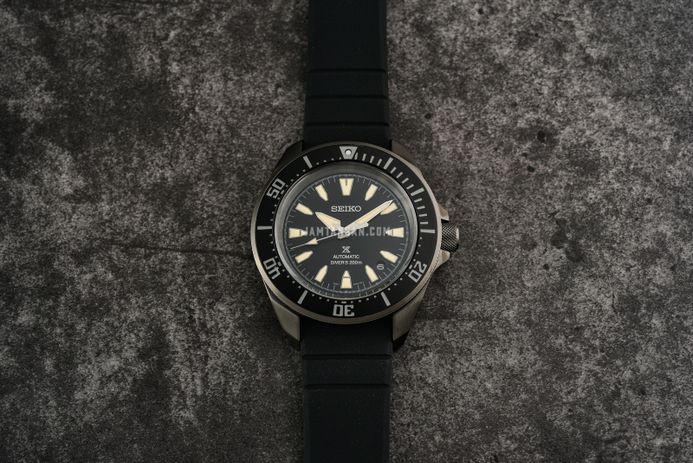 Seiko Prospex SRPL15K1 Diver Samurai Shog-Urai Black Dial Black Silicone Strap