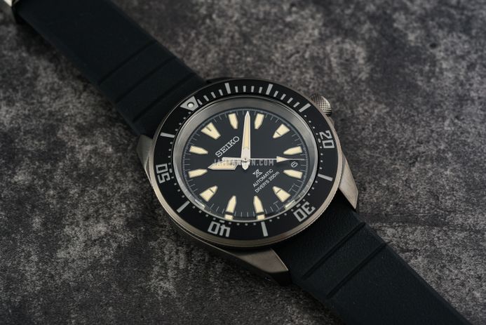 Seiko Prospex SRPL15K1 Diver Samurai Shog-Urai Black Dial Black Silicone Strap