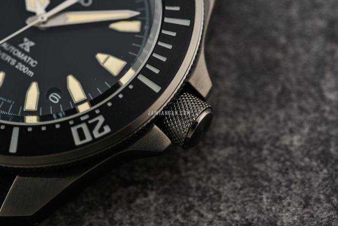 Seiko Prospex SRPL15K1 Diver Samurai Shog-Urai Black Dial Black Silicone Strap