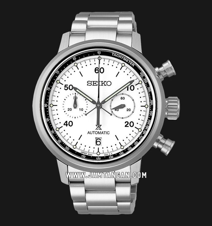 Seiko Prospex SRQ035J1 Speedtimer Mechanical Chronograph Stainless Steel Strap LIMITED EDITION