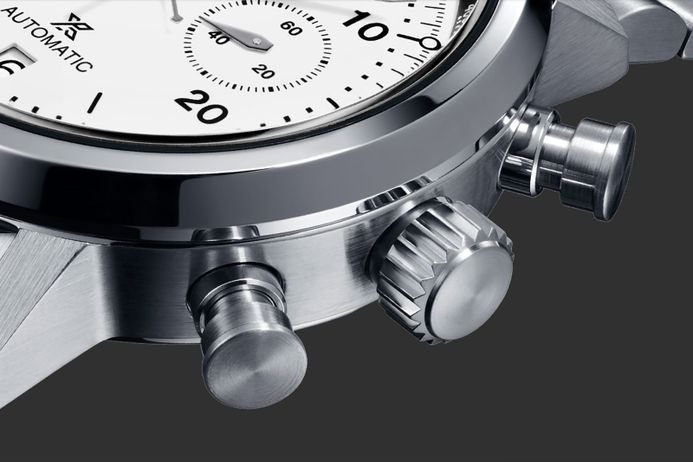 Seiko Prospex SRQ035J1 Speedtimer Mechanical Chronograph Stainless Steel Strap LIMITED EDITION
