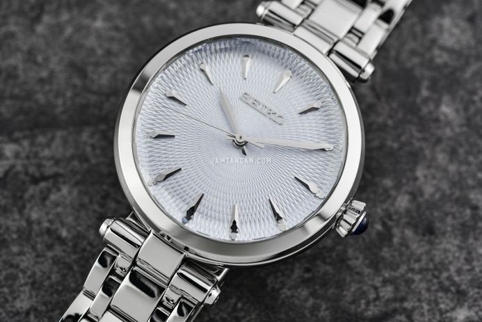 アナログ腕時計 SEIKO | Discover More Quartz Light Blue Dial Ladies SRZ553P1 Seiko Discover More Quartz Light Blue Dial Ladies Watch