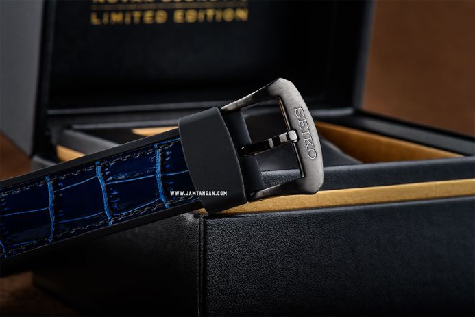 Seiko Premier SSA375 SSA375J1 Men Automatic Skeleton Dial Blue - Main Image