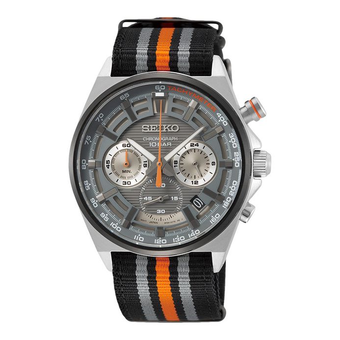 Seiko Chronograph SSB403 SSB403P1 Discover More Men Grey Dial