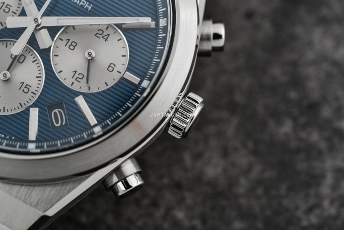 Seiko Conceptual Chronograph Blue Dial Silver Steel Strap Watch for Men- SSB453P1 main image 0