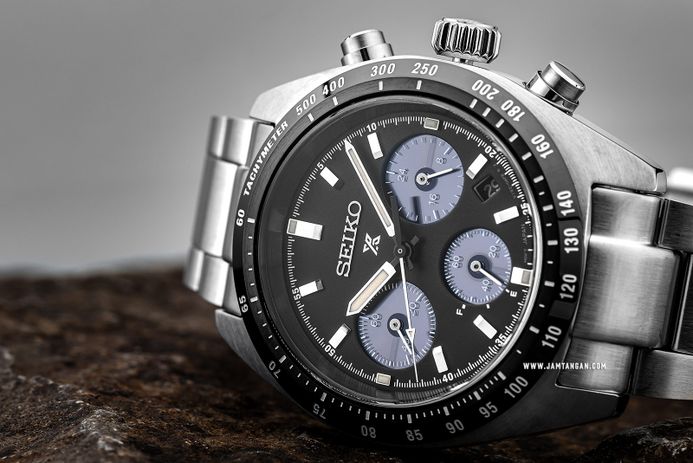 Seiko Prospex SSC819P1 Speedtimer Solar Chronograph Black Dial Stainless Steel Strap