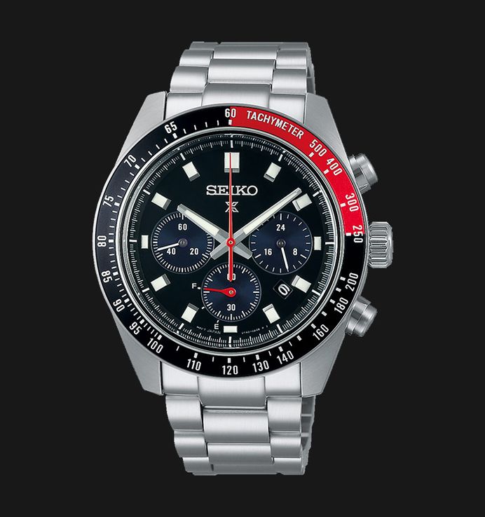 Seiko Prospex SSC915P1 Speedtimer Solar Chronograph Black Dial Stainless Steel Strap