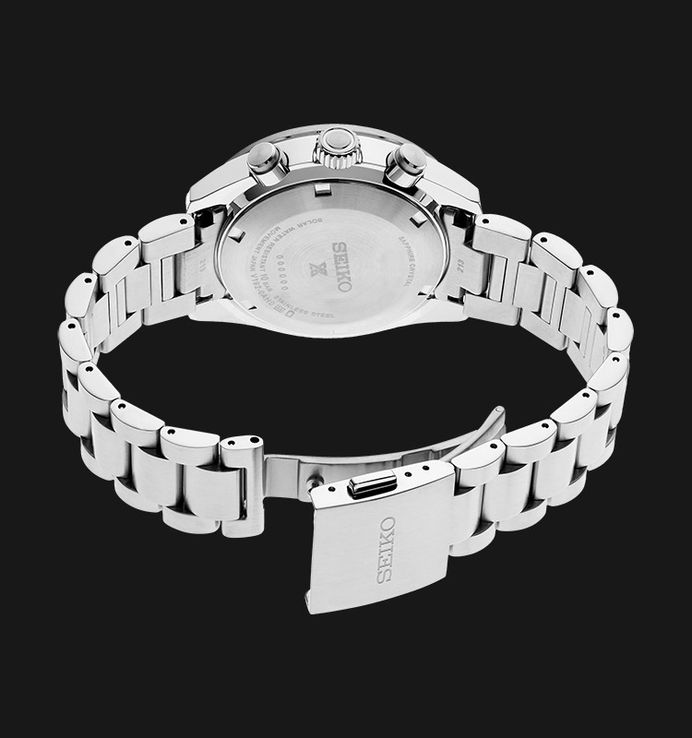 Seiko Prospex SSC915P1 Speedtimer Solar Chronograph Black Dial Stainless Steel Strap