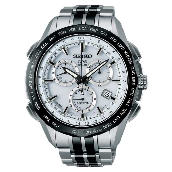 Seiko Astron SSE001J1 GPS Solar Chronograph 8X Series Limited Edition  Titanium Bracelet