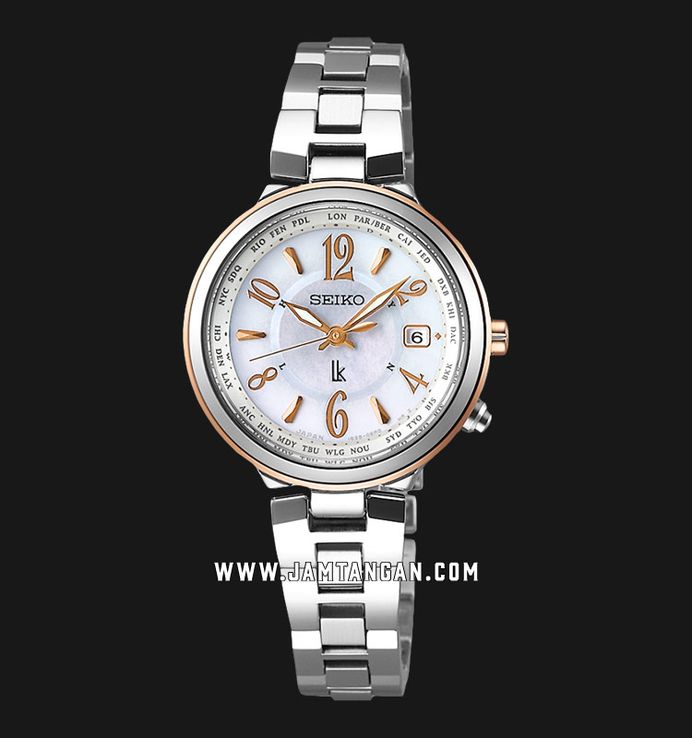 人気が高い SSVV034 Lukia Seiko Mother Steel Stainless Dial Pearl of 腕時計