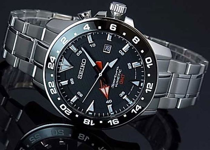 Kinetic Gmt Seiko Kinetic Chile Mens Watch Seiko Gmt Kinetic