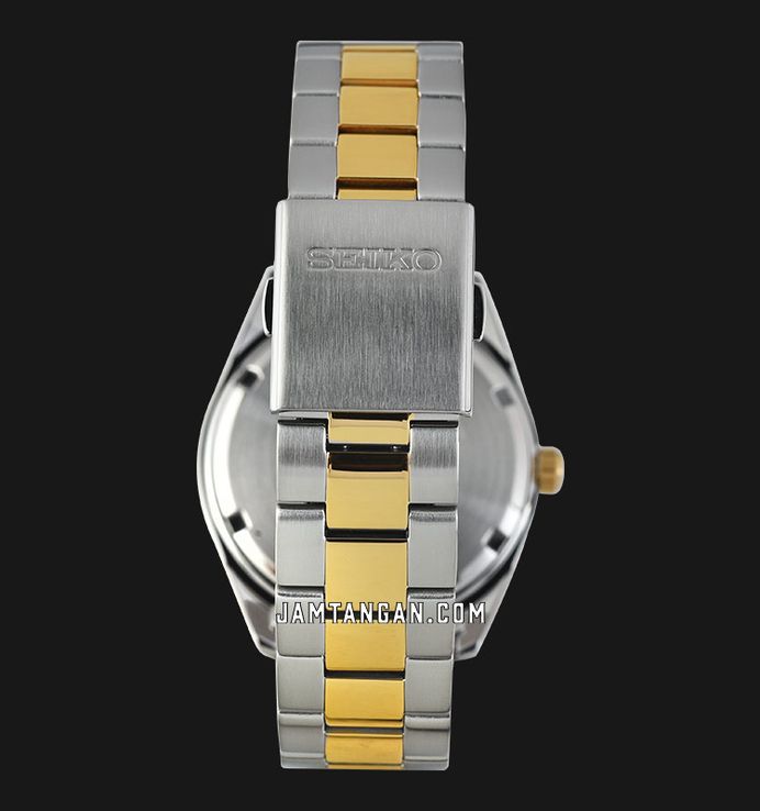 Seiko Classic SUR446P1 Men Silver Dial Dual Tone Stainless Steel Strap