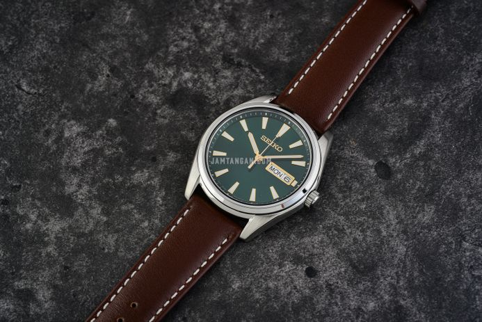 Brown Leather Strap Seiko Sur449p1 Seiko Classic SUR449 SUR449P1