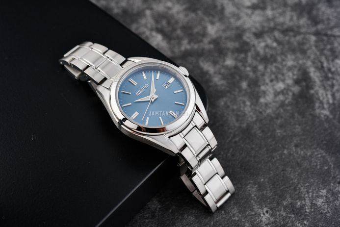 Seiko Classic SUR531P1_SUR525P1 Dress Blue Dial Stainless Steel Strap