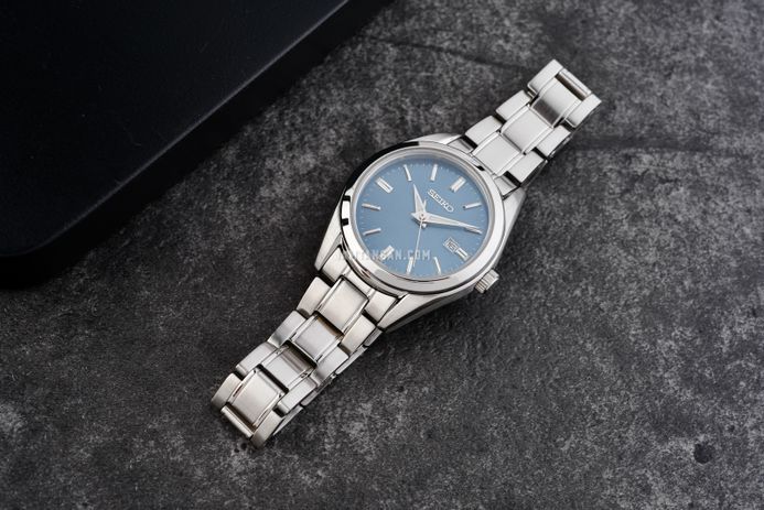 Seiko Classic SUR531P1_SUR525P1 Dress Blue Dial Stainless Steel Strap