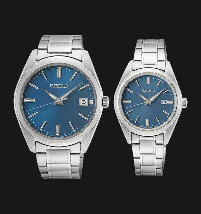 Seiko Classic SUR531P1_SUR525P1 Dress Blue Dial Stainless Steel Strap