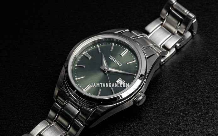 Seiko Classic SUR533P1_SUR527P1 Dress Olive Green Dial Stainless Steel Strap