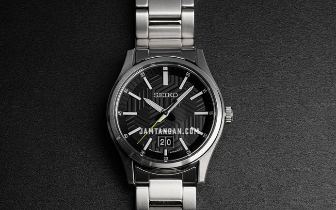 Seiko SUR535P1 Orologio Uomo Analogico Al Quarzo – Cassa Acciaio, Cinturino In Acciaio, Vetro Zaffiro, Impermeabile 10 Bar - 2