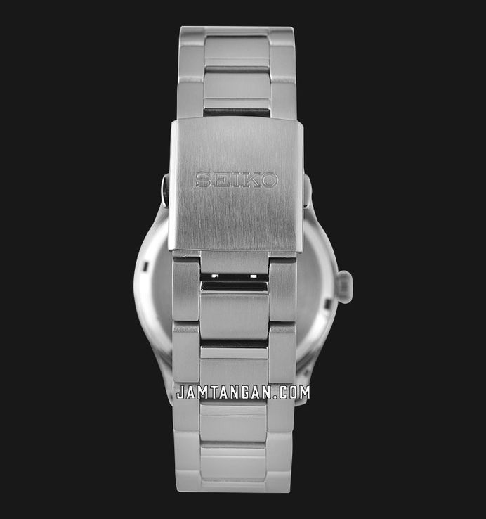 Seiko SUR569P1 Discover More Men Black Dial Stainless Steel Strap