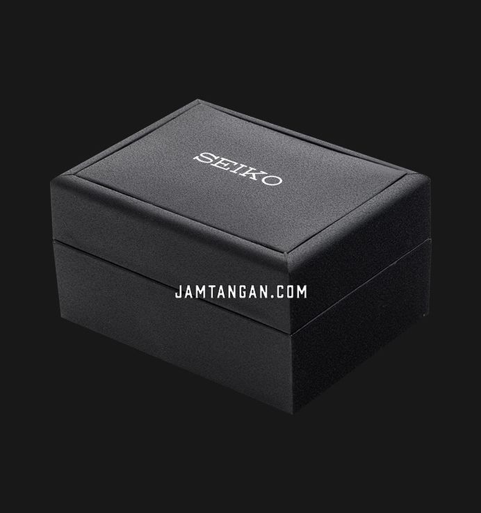 Seiko SUR569P1 Discover More Men Black Dial Stainless Steel Strap