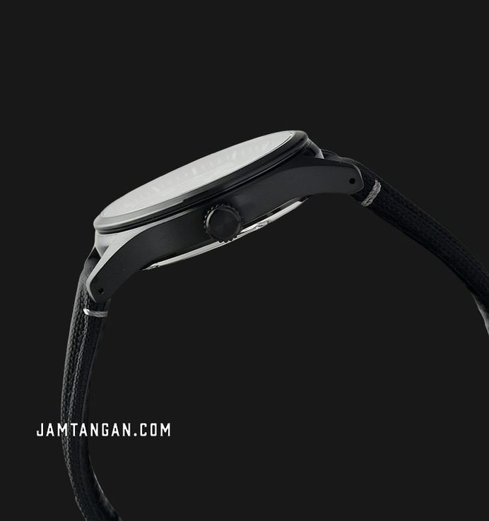 Seiko SUR571P1 Discover More Black Dial Black Nylon Strap