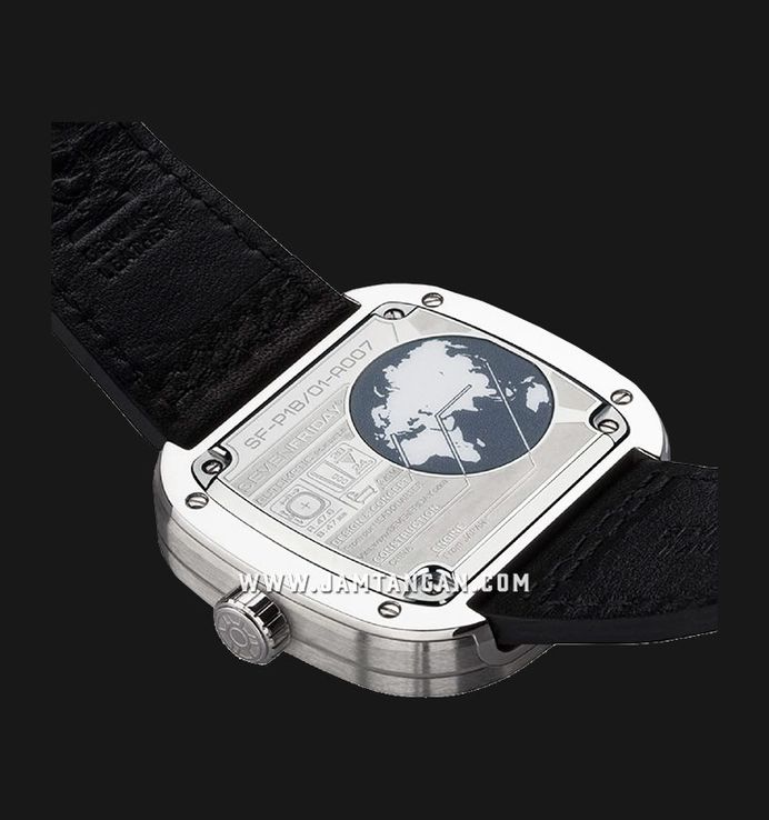 SEVENFRIDAY P-Series P1B/01 Industrial Essence Black Leather