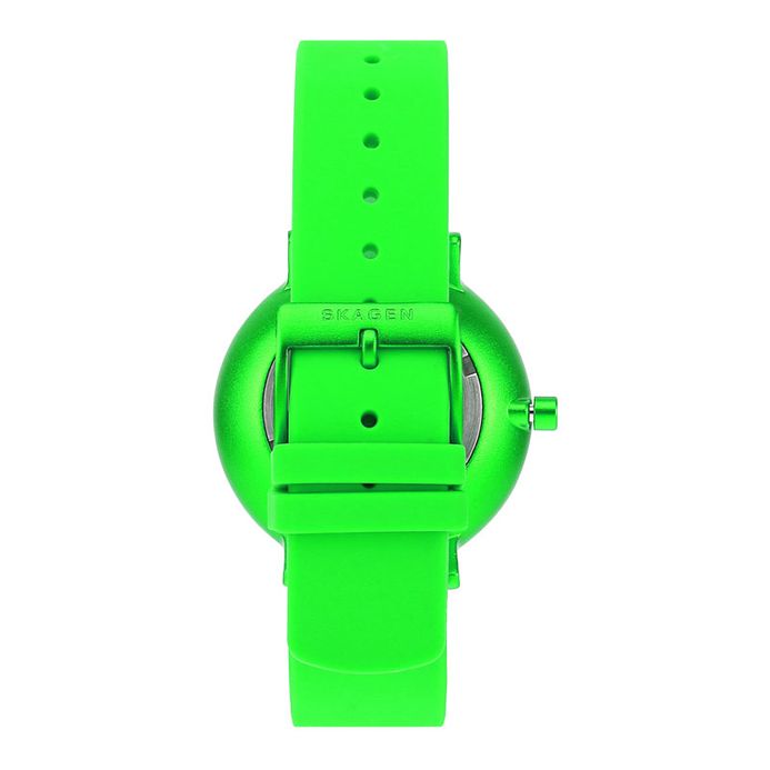 Skagen Aaren Kulor SKW2819 Neon Green Dial Neon Green Rubber Strap