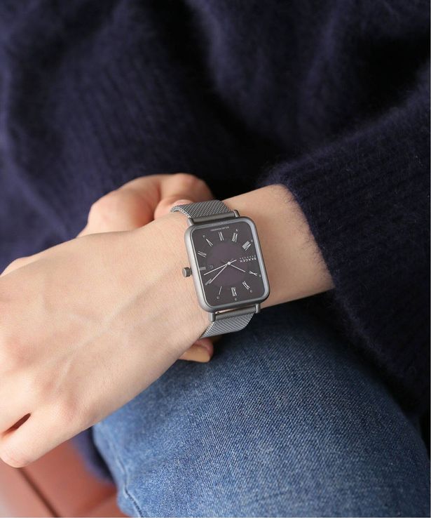 Skagen Ryle SKW6757 Solar Charcoal Dial Charcoal Mesh Strap