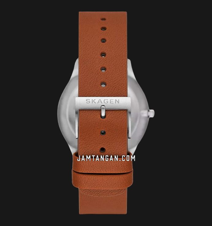 Skagen Sundby SKW6908 Men Titanium Green Dial Brown Leather