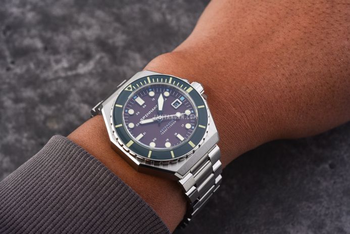 Spinnaker Dumas SP-5081-AA Automatic Bordeaux Men Red Dial Stainless Steel Strap
