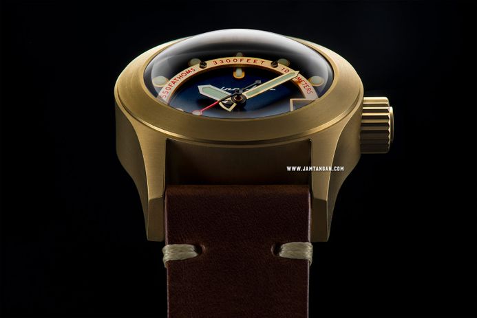 Spinnaker Piccard SP-5082-02 Men Blue Dial Brown Leather Strap