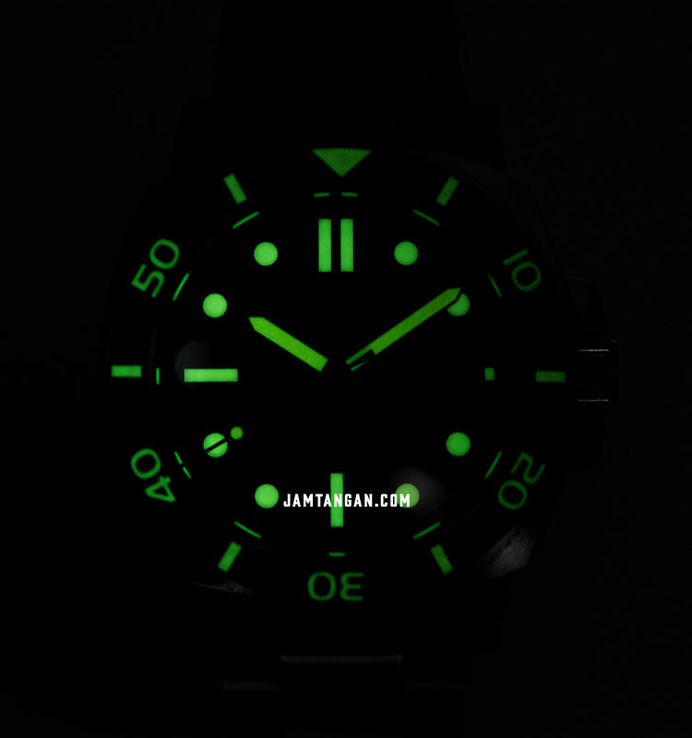 Spinnaker Hull Diver SP-5088-11 Automatic Deep Grey Black Dial Stainless Steel Strap