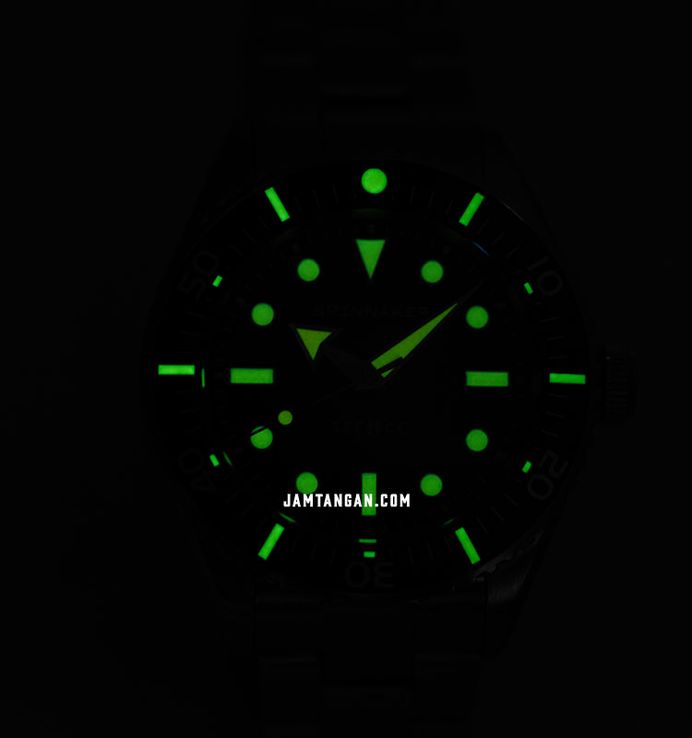 Spinnaker Spence 300 SP-5097-44 Sea Green Dial Stainless Steel Strap + Extra Strap