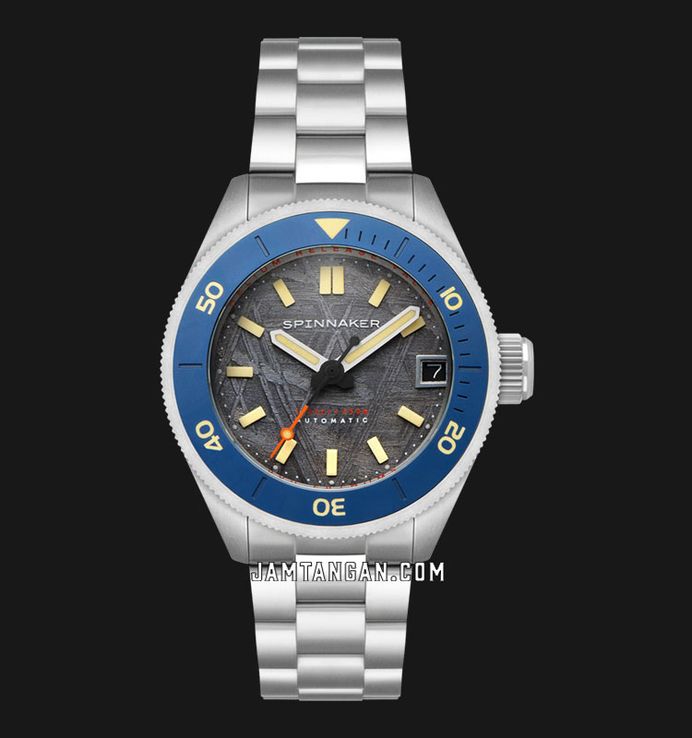 Spinnaker Piccard SP-5098-AA Automatic Meteorite Grey Dial Stainless Steel Strap Limited Edition