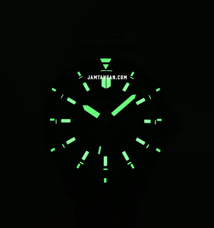Spinnaker Hass SP-5099-22 Automatic Pebble Black Dial Stainless Steel Strap