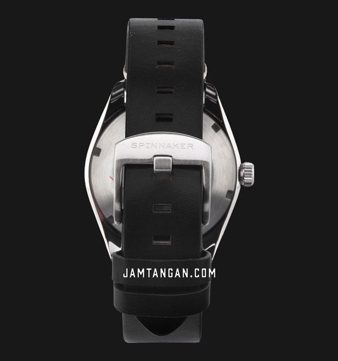 Spinnaker Croft SP-5100-02 Mid Size Automatic Nomad Black Dial Black Leather Strap
