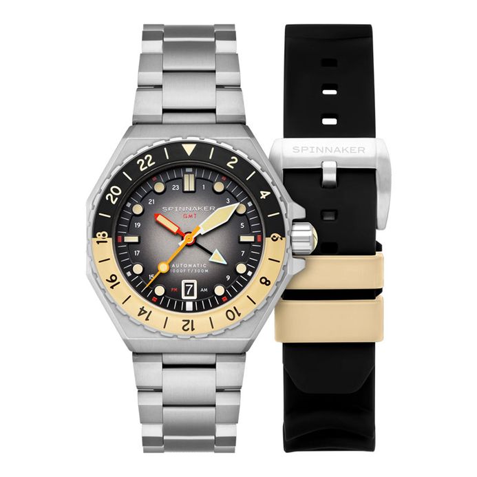 Spinnaker Dumas SP-5119-88 GMT Automatic Reversed Grey Dial