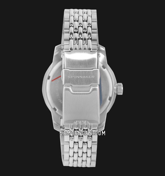 Spinnaker Fleuss SP-5133-11 145th Cool Black Dial St. Steel Strap + Extra Strap Limited Edition