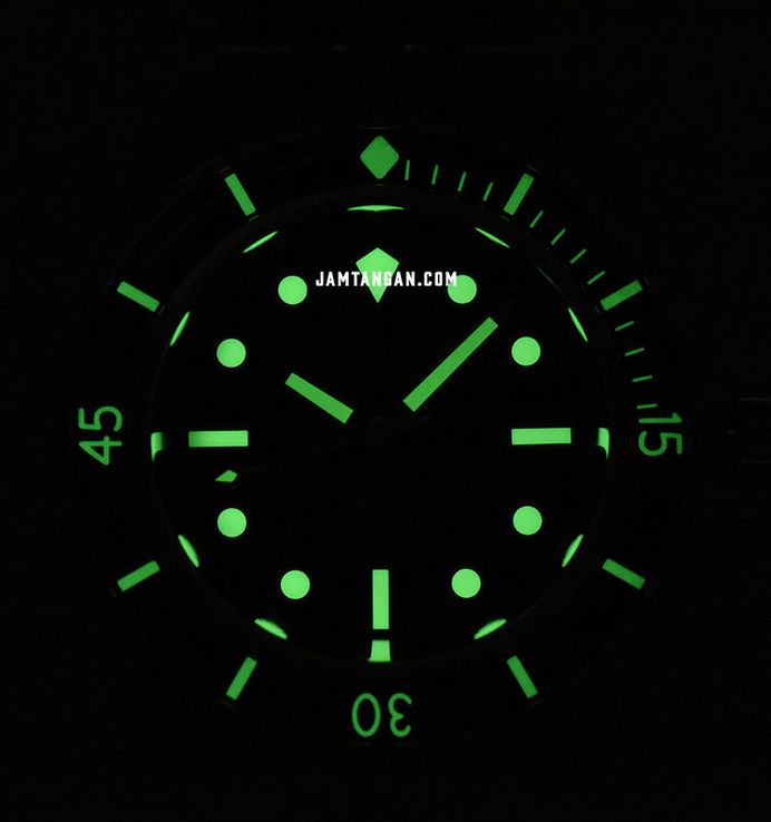 Spinnaker Fleuss SP-5133-11 145th Cool Black Dial St. Steel Strap + Extra Strap Limited Edition