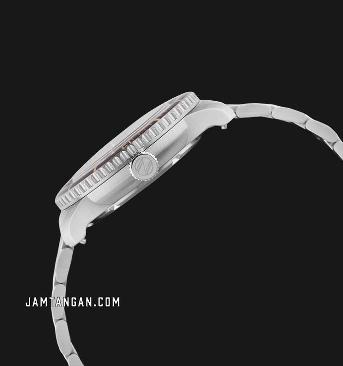 Spinnaker Fleuss SP-5133-22 145th Automatic Smoky White St Steel Strap + Extra Strap Limited Edition