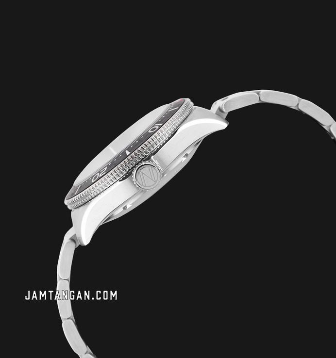 Spinnaker Croft SP-5134-11 Automatic Skeleton Carbon Black Dial Stainless Steel Strap