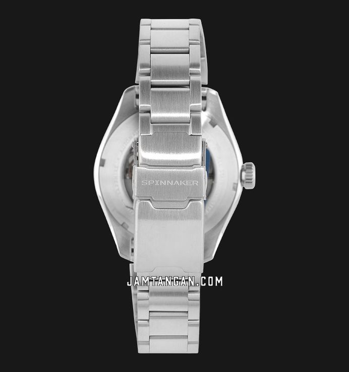 Spinnaker Croft SP-5134-11 Automatic Skeleton Carbon Black Dial Stainless Steel Strap
