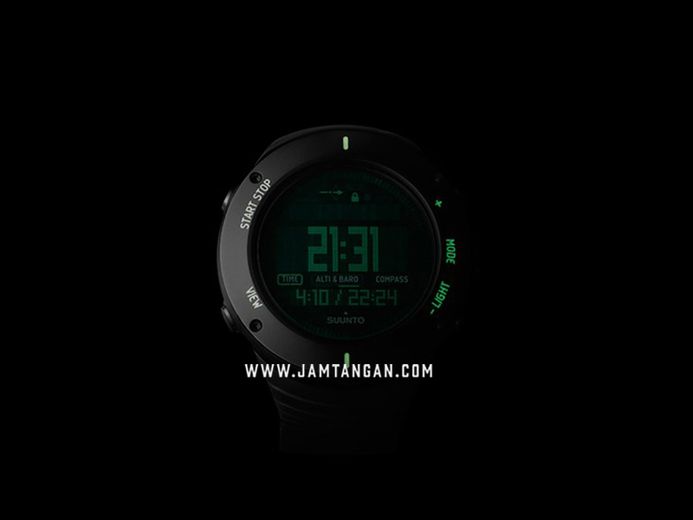 Suunto SS021371000 Core Ultimate Black Digital Dial Black Rubber