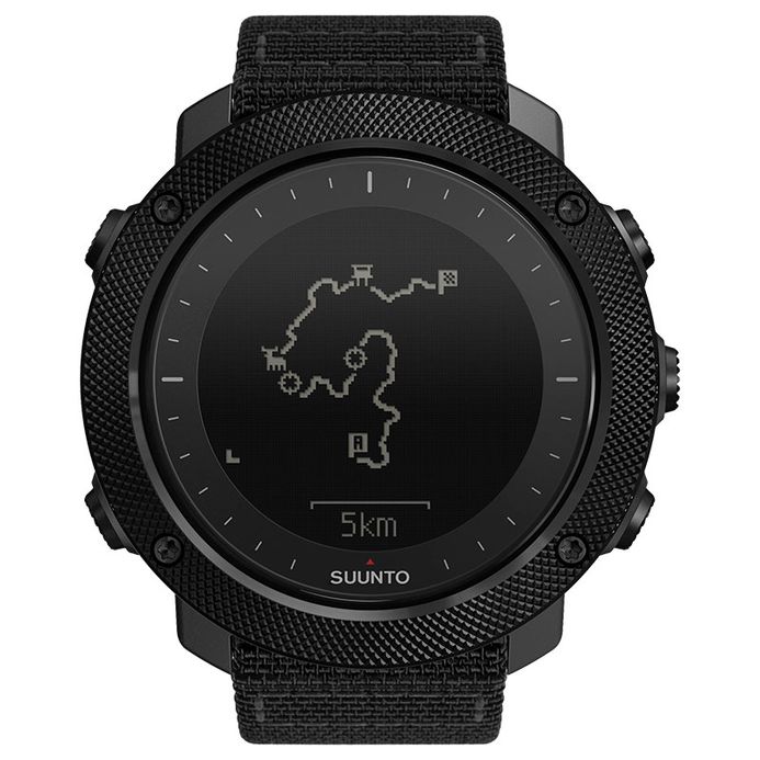 Suunto SS022469000 Traverse Alpha Stealth Digital Dial Black Nylon Strap