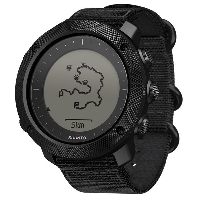 Suunto SS022469000 Traverse Alpha Stealth Digital Dial Black Nylon