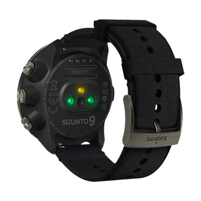 Suunto Baro Titanium SS050463000 Digital Dial Black Leather